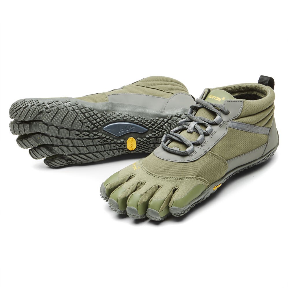 Vibram FiveFingers Dames V-Trek Insulated - Bergschoenen Olijfgroen - 895723KWS